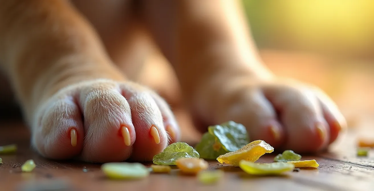 Visual guide showing growth plate development in large breed puppies