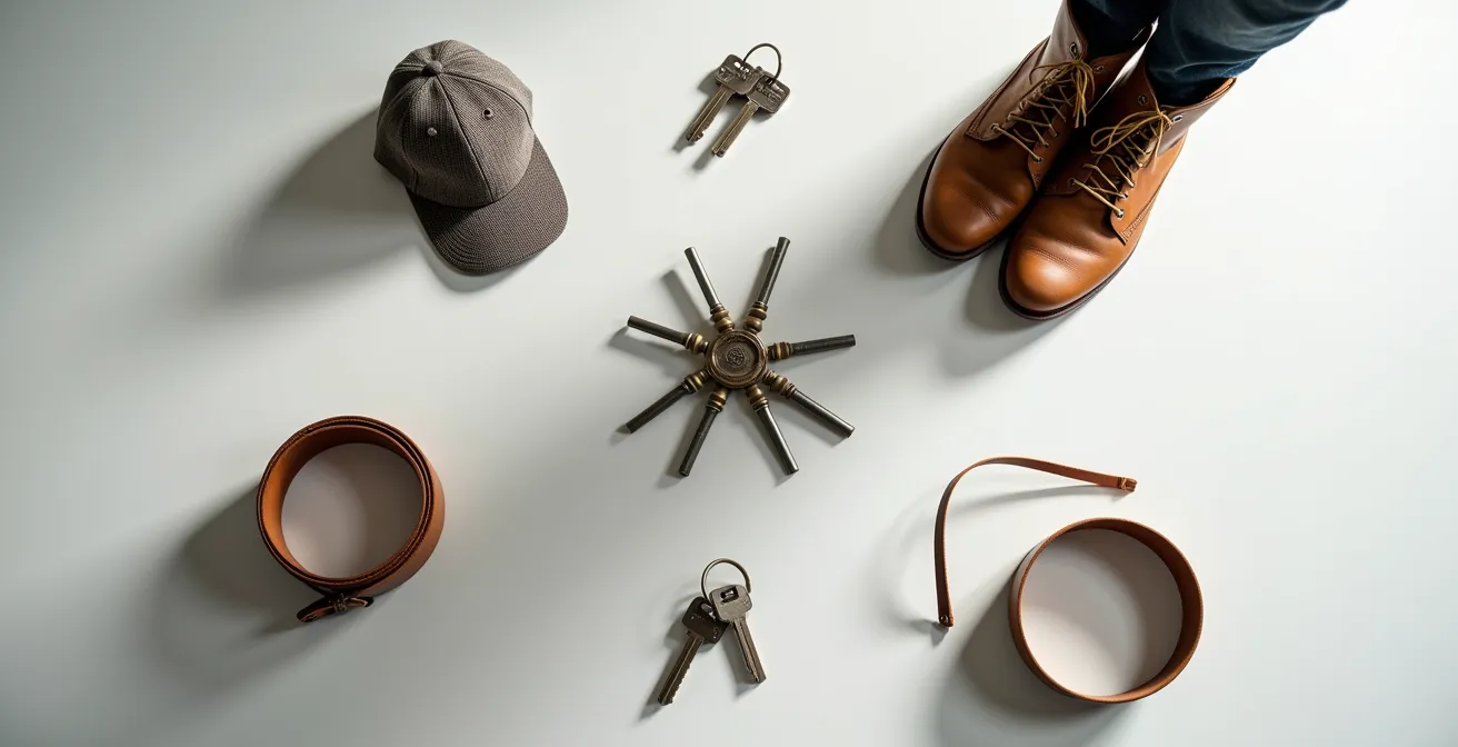 Visual representation of multiple sensory triggers affecting a rescue dog